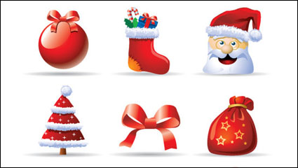 Material de Navidad 01 - vector de material