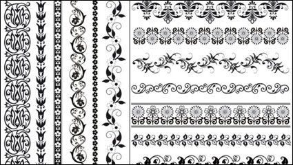 Exquisito patrn de encaje 01 - vector de material