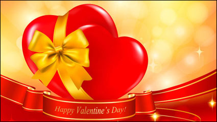 San Valentn romntico elemento Da 2 - vector de material