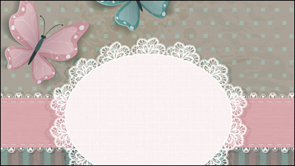 3D lindo tarjeta de 01 - vector de material