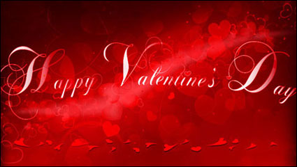 Hermoso fondo de San Valentn 04 - vector de material