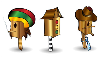 Cartoon imagen 01 - vector de material