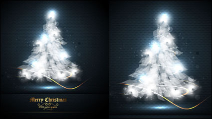 Bellamente halo de Navidad 01 - vector de material