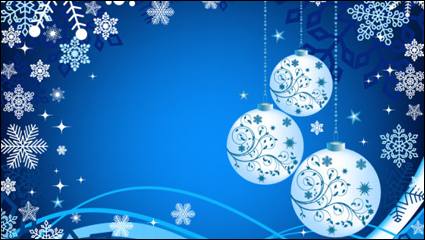 Navidad hermosa bola 04 - vector de material