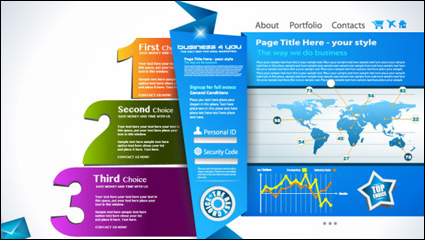 Angular web creativo 02 - vector de material