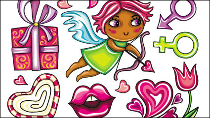 Ilustracin de dibujos animados - vector de material