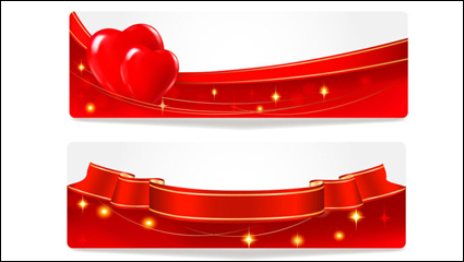 San Valentn romntico Elementos Da 4 - vector de material