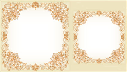 Exquisito frontera patrn 03 - vector de material