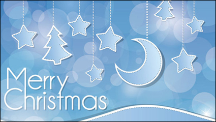 Navidad decorativos de fondo 02 - vector de material