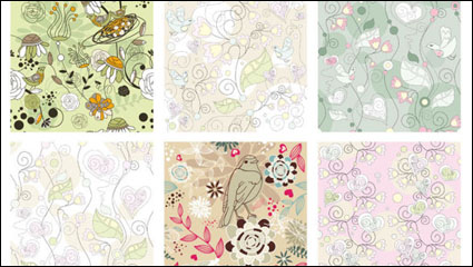 Exquisitos patrones de 01 - vector de material