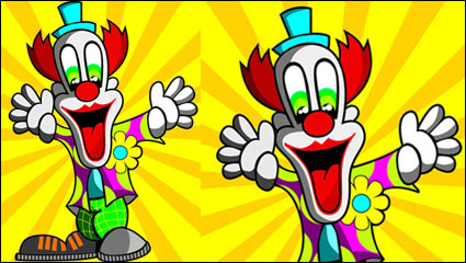 Artistas de circo 04 - vector de material
