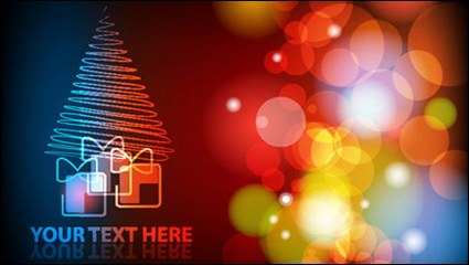 Gorgeous Navidad de fondo 03 - vector de material