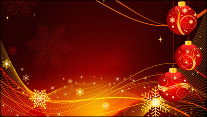 Navidad hermosa bola 02 - vector de material