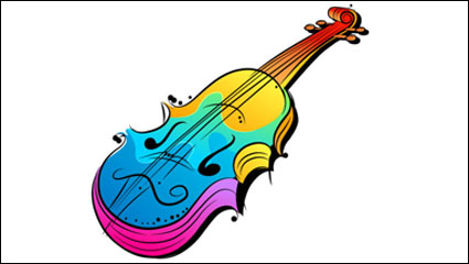 Coloridas ilustraciones pintadas a mano 04 - vector de material