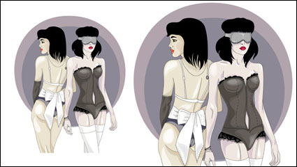Sexy ilustrador 02 - vector de material