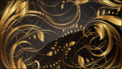 Patrones de oro patrn 04 - vector de material