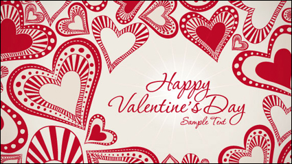 Valentine fondo 04 - vector de material