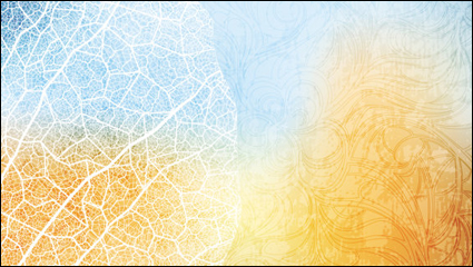 Gorgeous fondo de la silueta 04 - vector de material