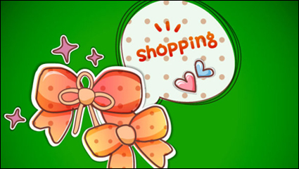Cartoon etiqueta fondo 04 - vector de material