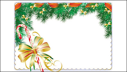 La Navidad frontera elemento 01 - vector de material