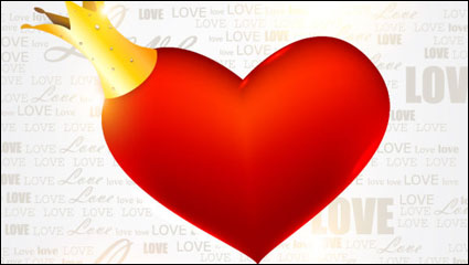 San Valentn elementos decorativos 02 - vector de material