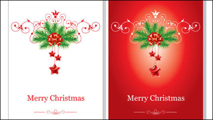 Hermosa tarjeta de Navidad - vector de material