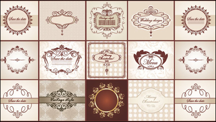 Patrn de encaje de estilo europeo 05 - vector de material