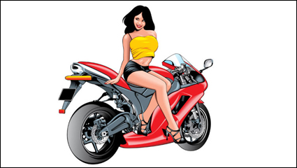 Belleza sexy y deportivo 02 - vector de material