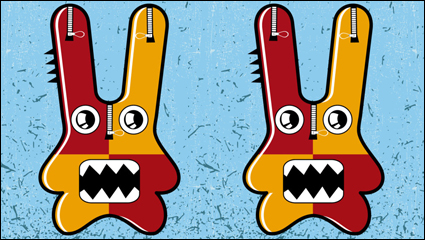 Historieta divertida linda 05 - vector de material