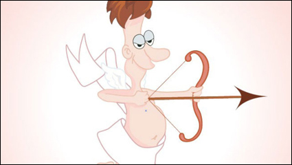 Cartoon Love Theme 03 - vector de material