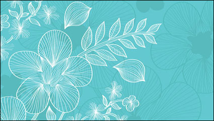 Lneas Flores 03 - vector de material