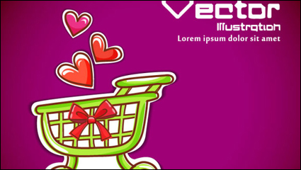 Cartoon etiqueta fondo 02 - vector de material