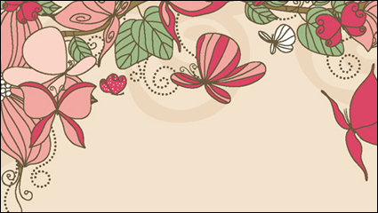 Patrones de flor 03 - vector de material