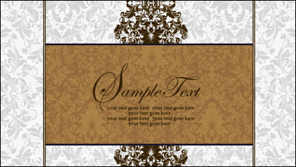Classic frontera retro 04 - vector de material