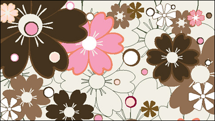 Patrones de flor 02 - vector de material