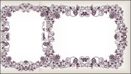Frontera del modelo de Bellas 05 - vector de material
