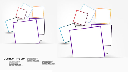 Borde de color - vector de material