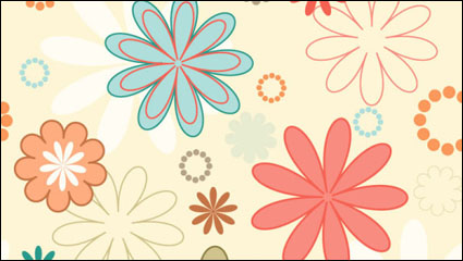 Patrn de dibujos animados de fondo 02 - vector de material