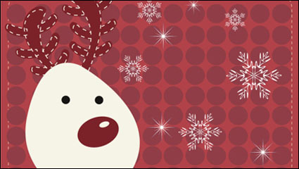 Cartoon Christmas elk 01 - vector de material