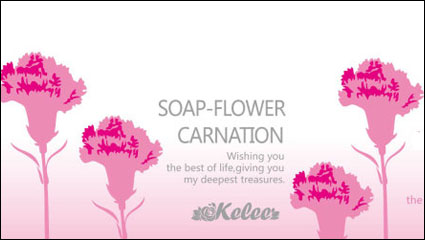 Material de vectores bandera Carnation