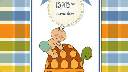 Cute dibujos animados ilustrador 03 - vector de material