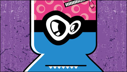 Historieta divertida linda 01 - vector de material