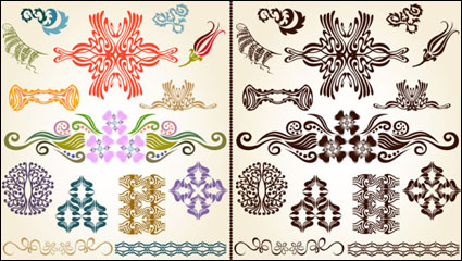 Patrn exquisito fondo 04 - vector de material
