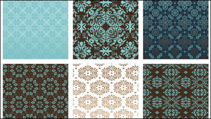 Hermoso fondo floral patrn 01 - vector de material