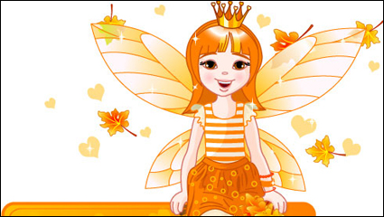 Flower Fairy 01 - vector de material