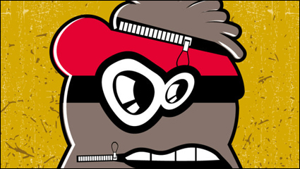 Historieta divertida linda 03 - vector de material