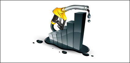 Gasolineras navegador de grficos vectoriales y material estadstico