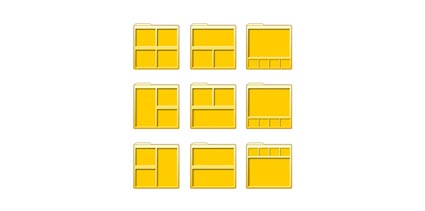 Ordenador icono de la carpeta