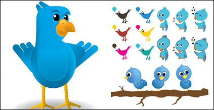 Twitter del material de imgenes vectoriales