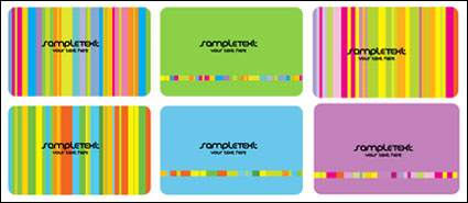 Plantillas de tarjetas de color